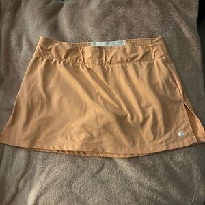 BornFit light orange running skort